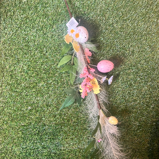 70cm EGG & FEATHER SPRING BRANCH