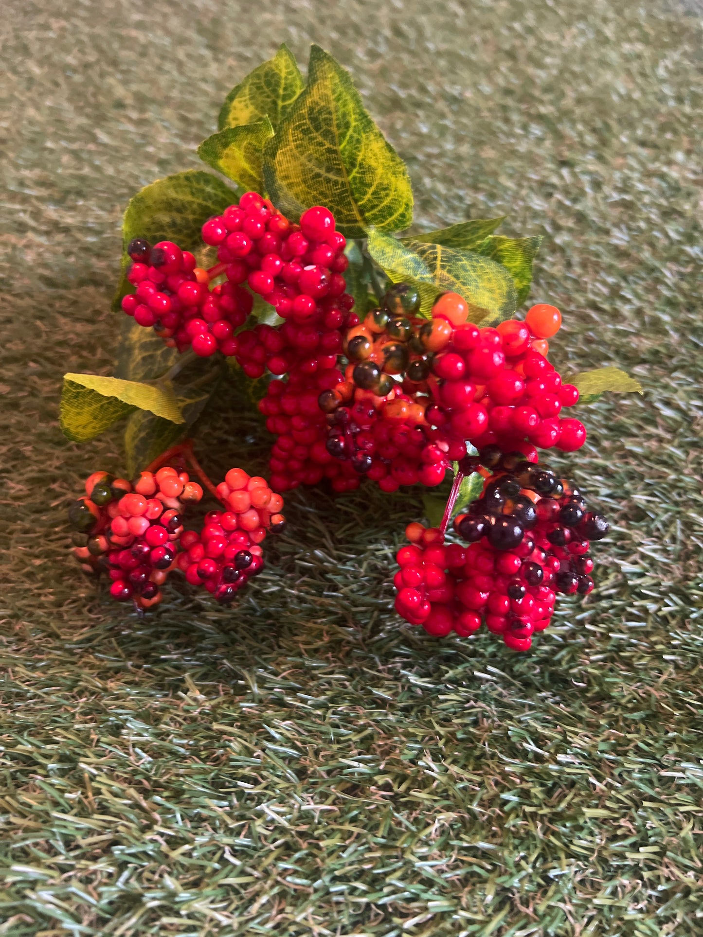 32cm BERRY CLUSTER BUNCH ORANGE