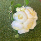 IVORY DELUXE RANUNCULUS IVY BUNCH