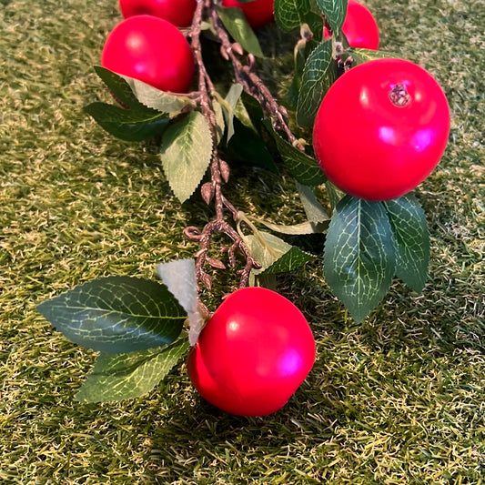 85cm APPLE BRANCH RED