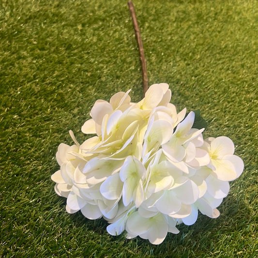 REAL LOOK/TOUCH DELUXE SINGLE HYDRANGEA IVORY