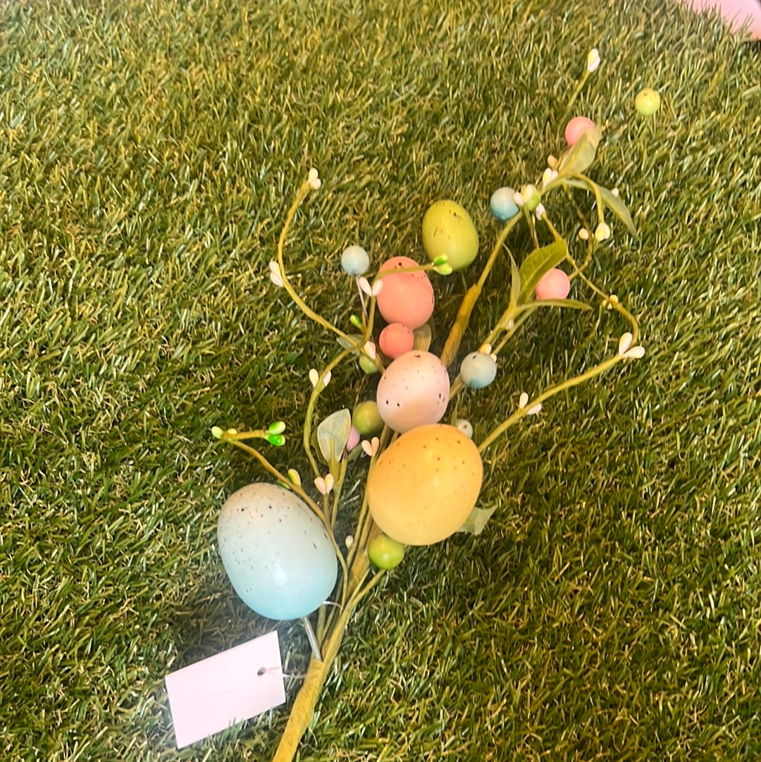 60cm LARGE MIXED EGG BRANCH