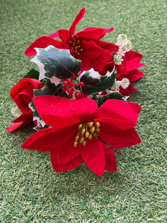 POINSETTIA, FOLIAGE BUNCH