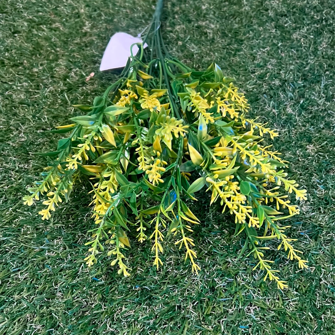 MIXED MULTI FOLIAGE BUNCH YELLOW