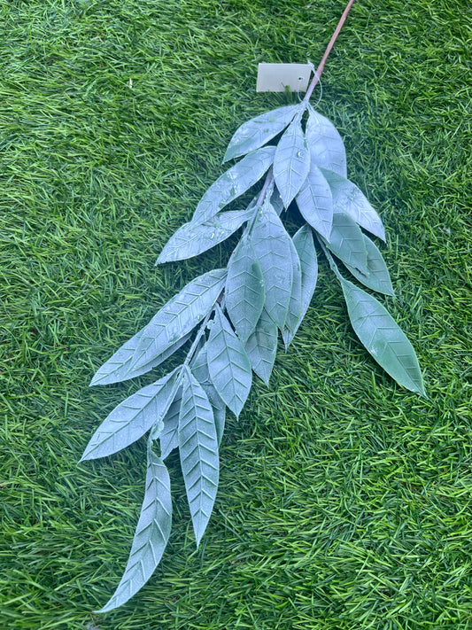 70CM FROSTED LAUREL LEAF SPRAY