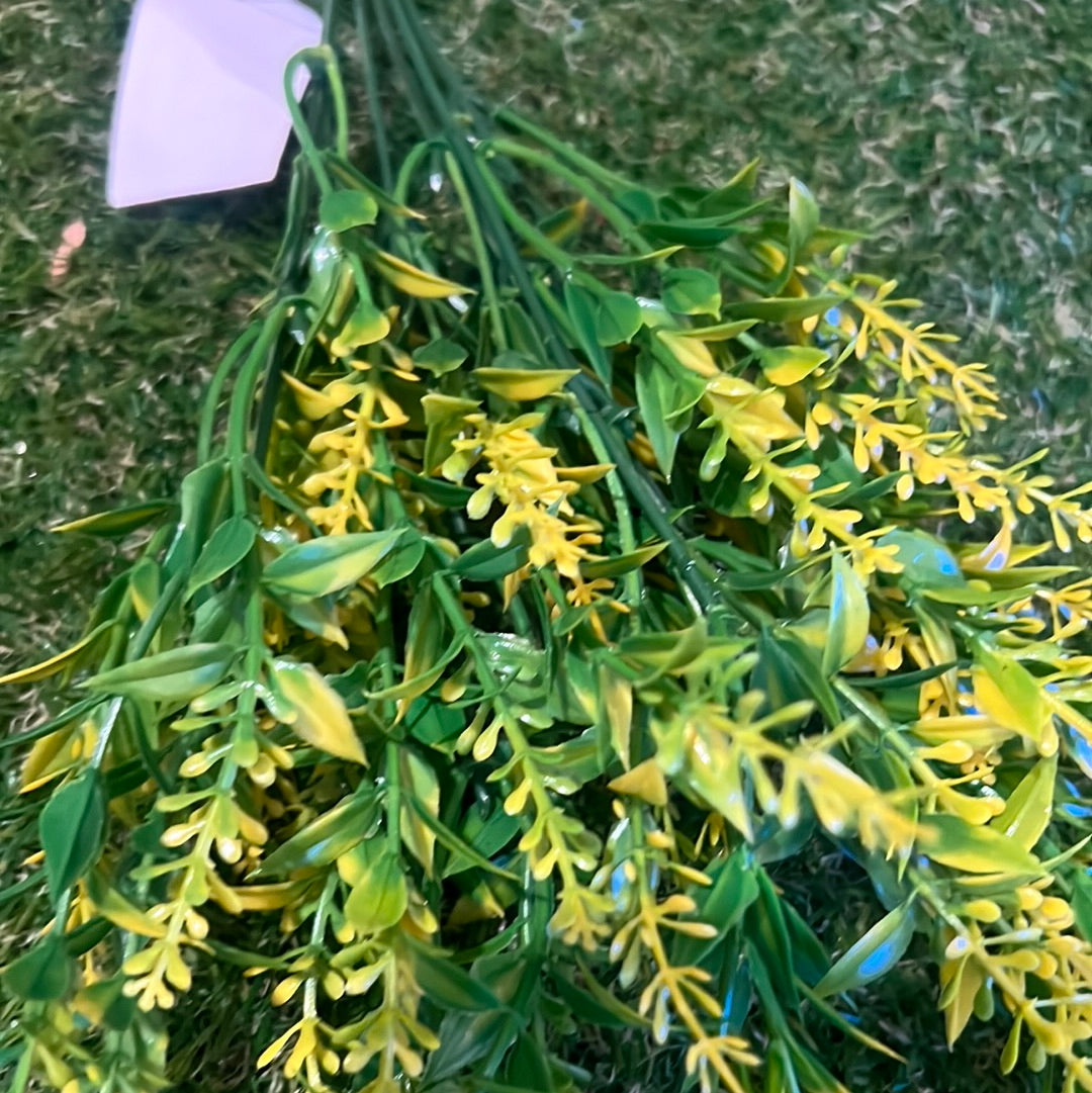 MIXED MULTI FOLIAGE BUNCH YELLOW