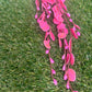 77cm BEAD SPRAY LEAF PINK