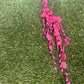 77cm BEAD SPRAY LEAF PINK