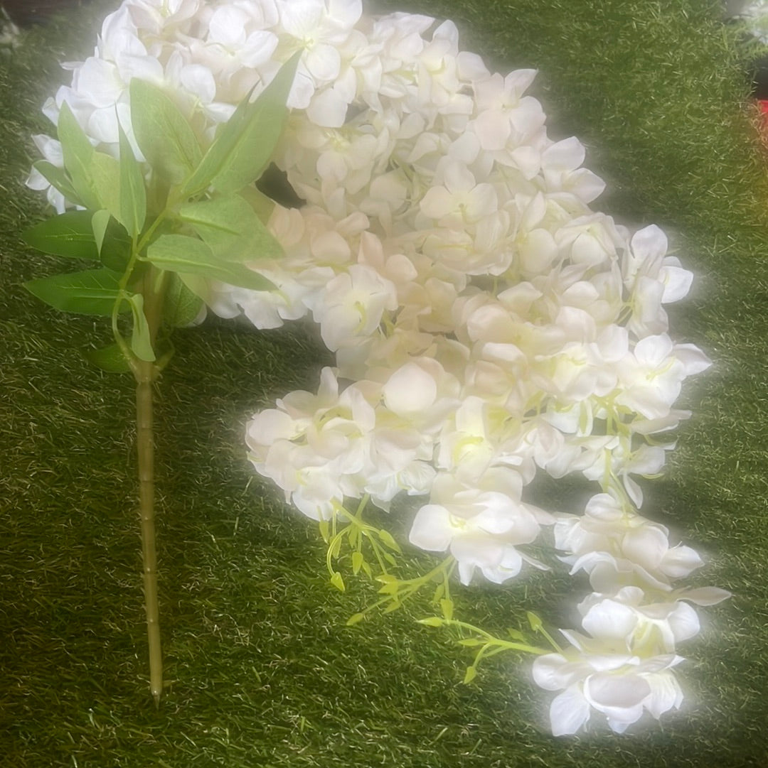 DELUXE TRAILING HYDRANGEA IVORY