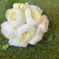 IVORY DELUXE RANUNCULUS IVY BUNCH