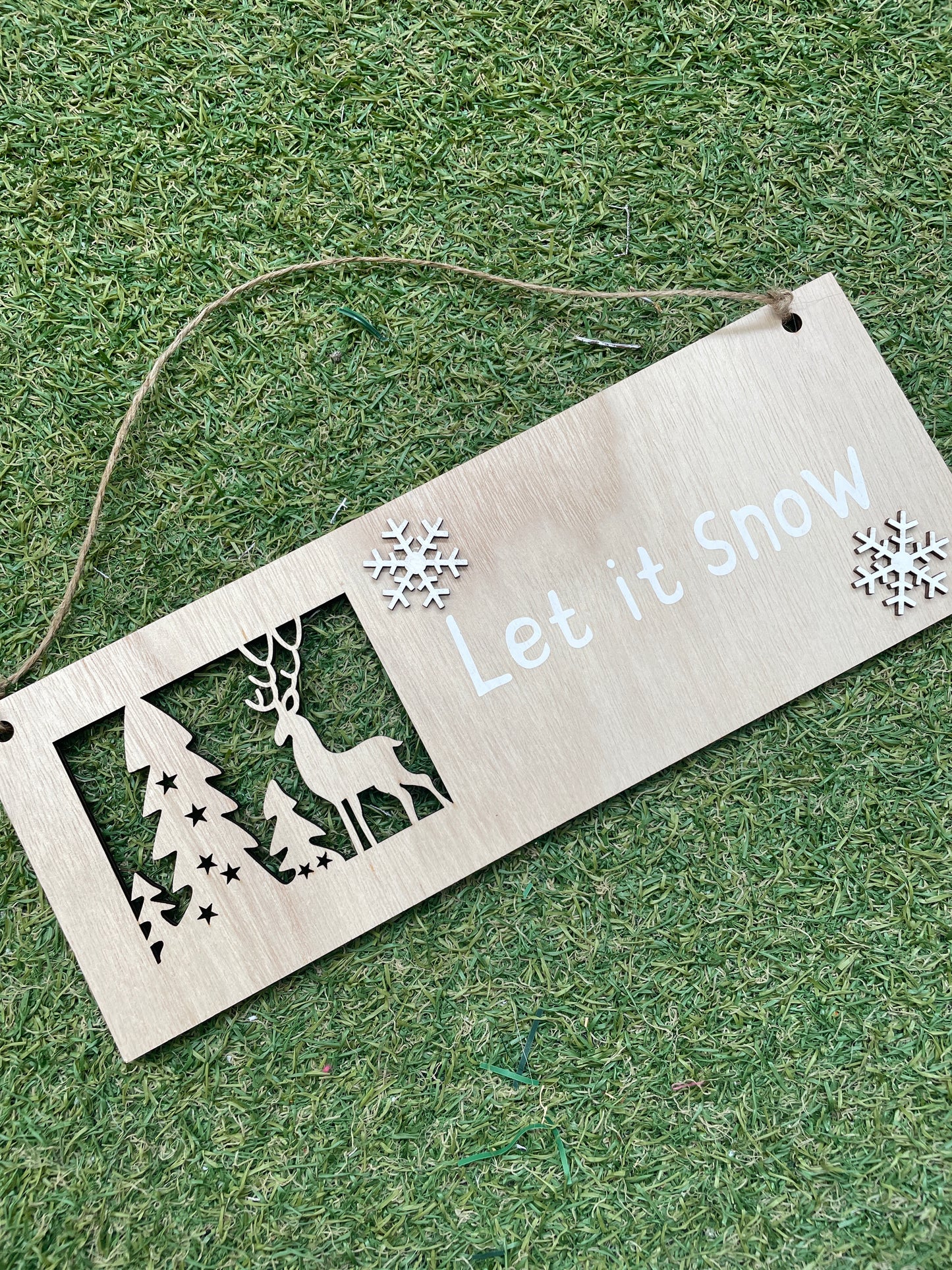 LET IT SNOW SIGN