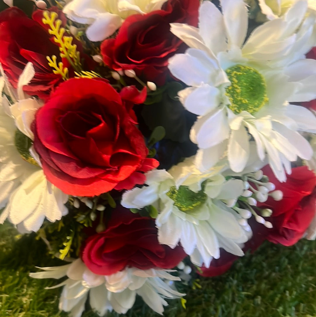 RED GERBERA ROSE MIXED BUNCH