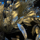 50cm METALLIC CHAMPAGNE WREATH