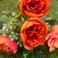 MINI RANUNCULUS HYDRANGEA BUNCH ORANGE