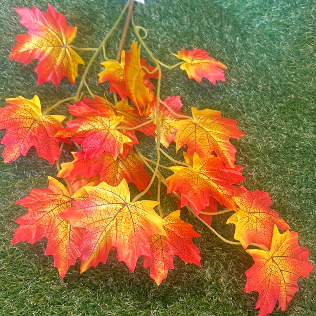 72cm SILK SHINY MAPLE LEAF