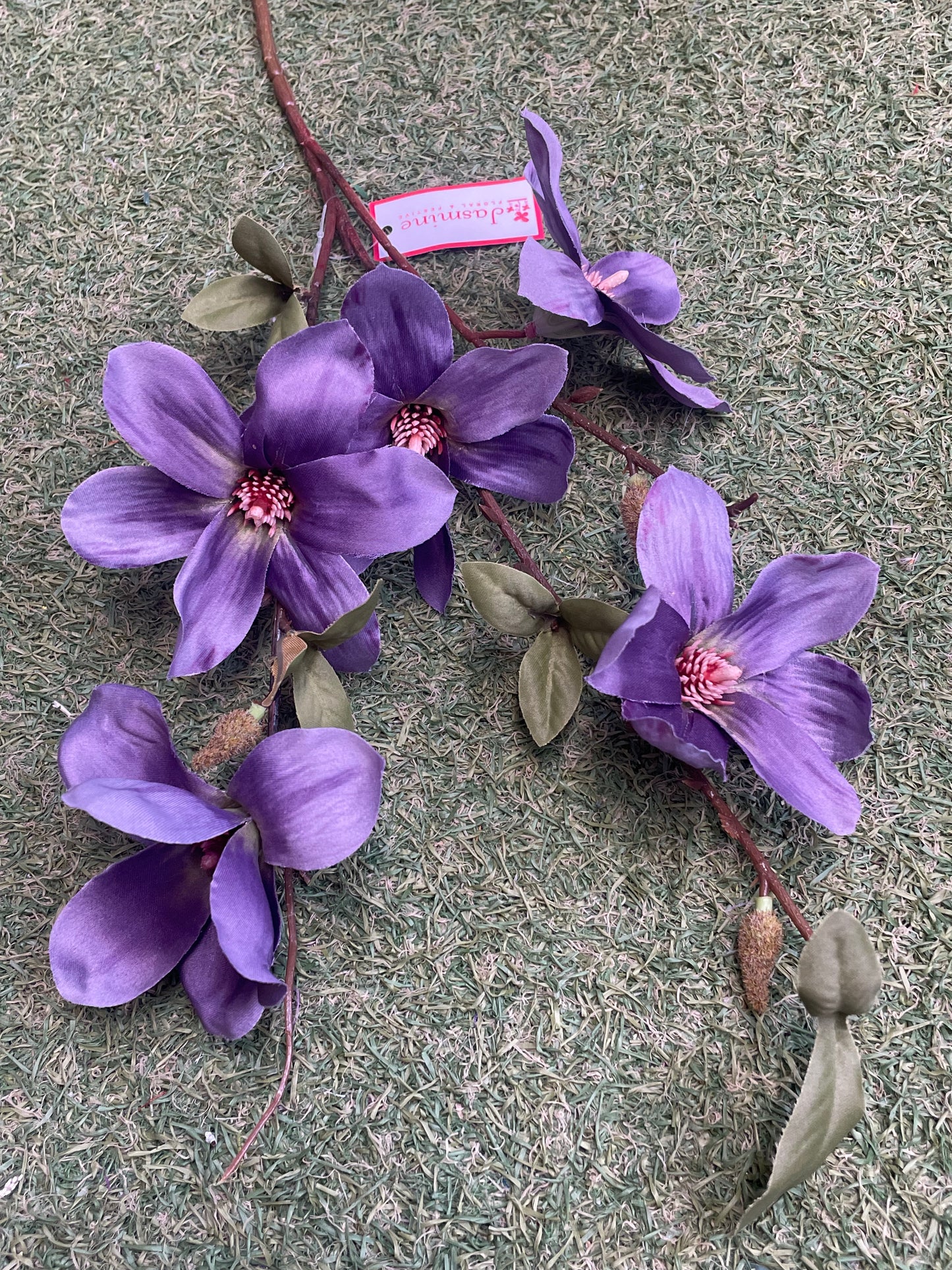 64CM MAGNOLIA SPRAY DRY PURPLE