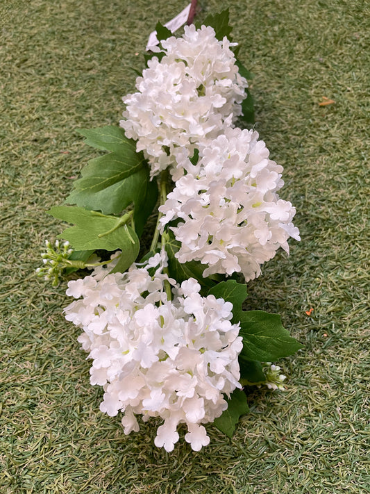 LONG SNOWBALL BUNCH WHITE