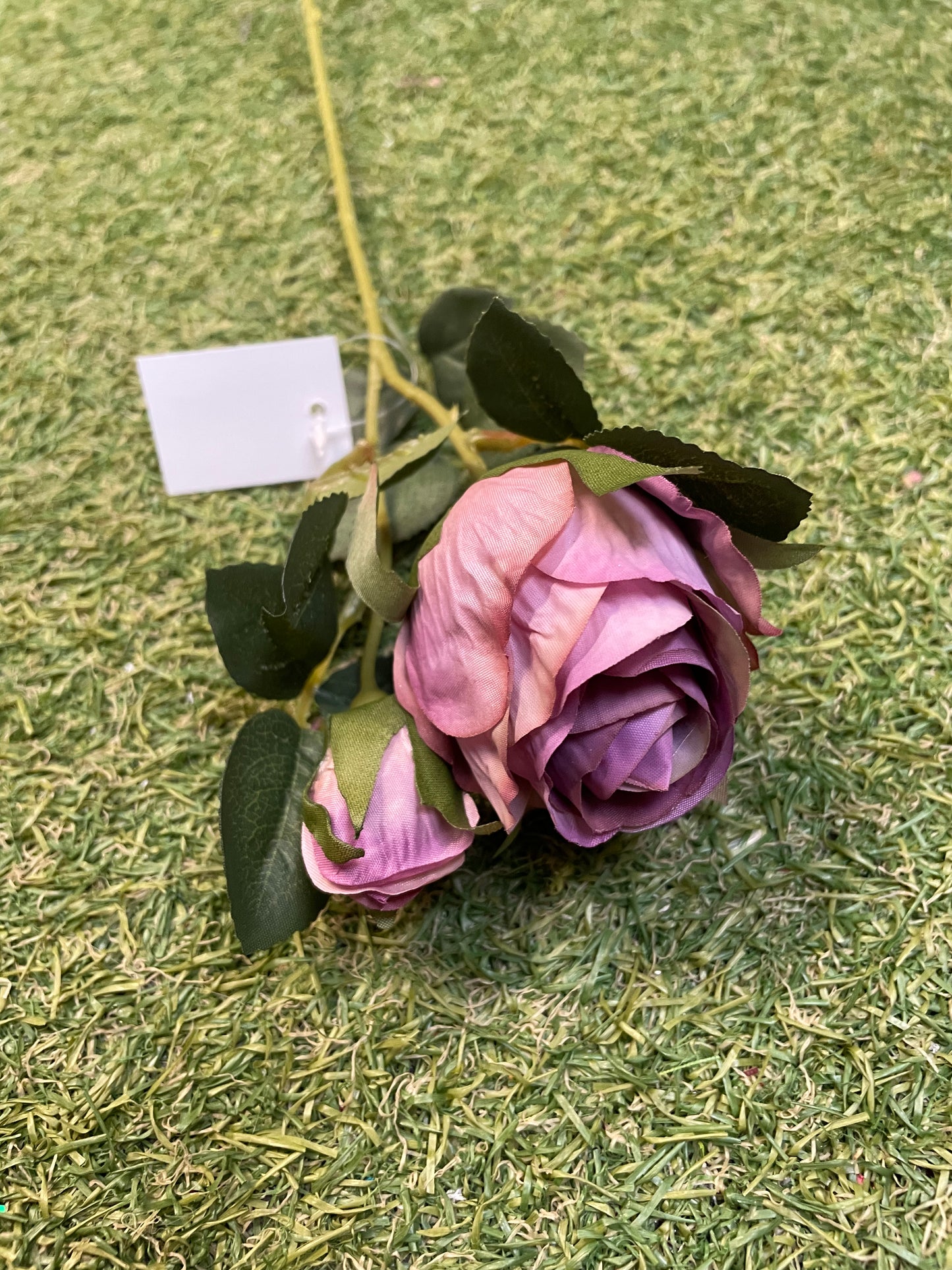 ROSE BUD SINGLE STEM MAUVE