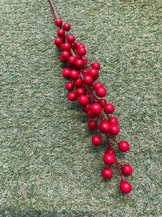 TD4304 CLEARANCE LONG RED BERRY BRANCH