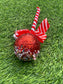 RED GLITTER TOP BOW LOLLIPOP