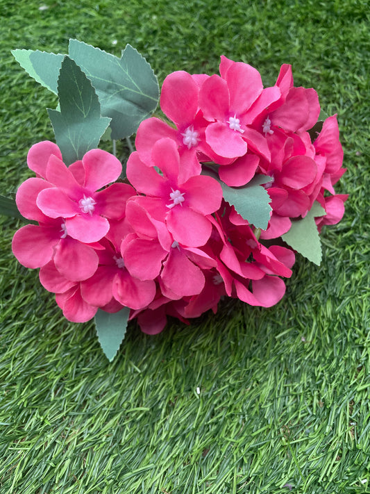 29cm SOFT HYDRANGEA HOT PINK