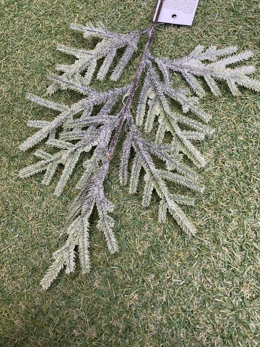 49cm SUPER FROSTED FIR STEM SINGLE