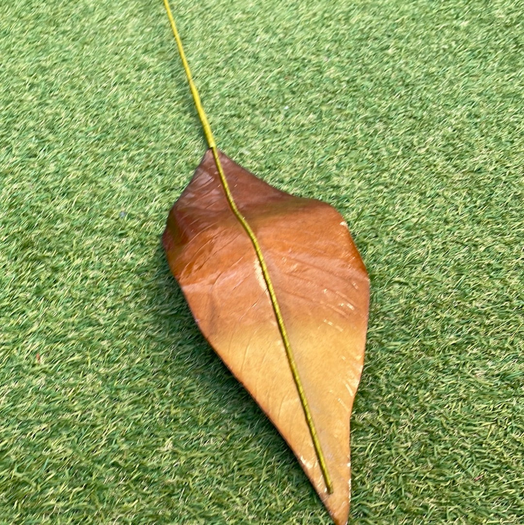 LARGE WIRED GLOSSY LEAF