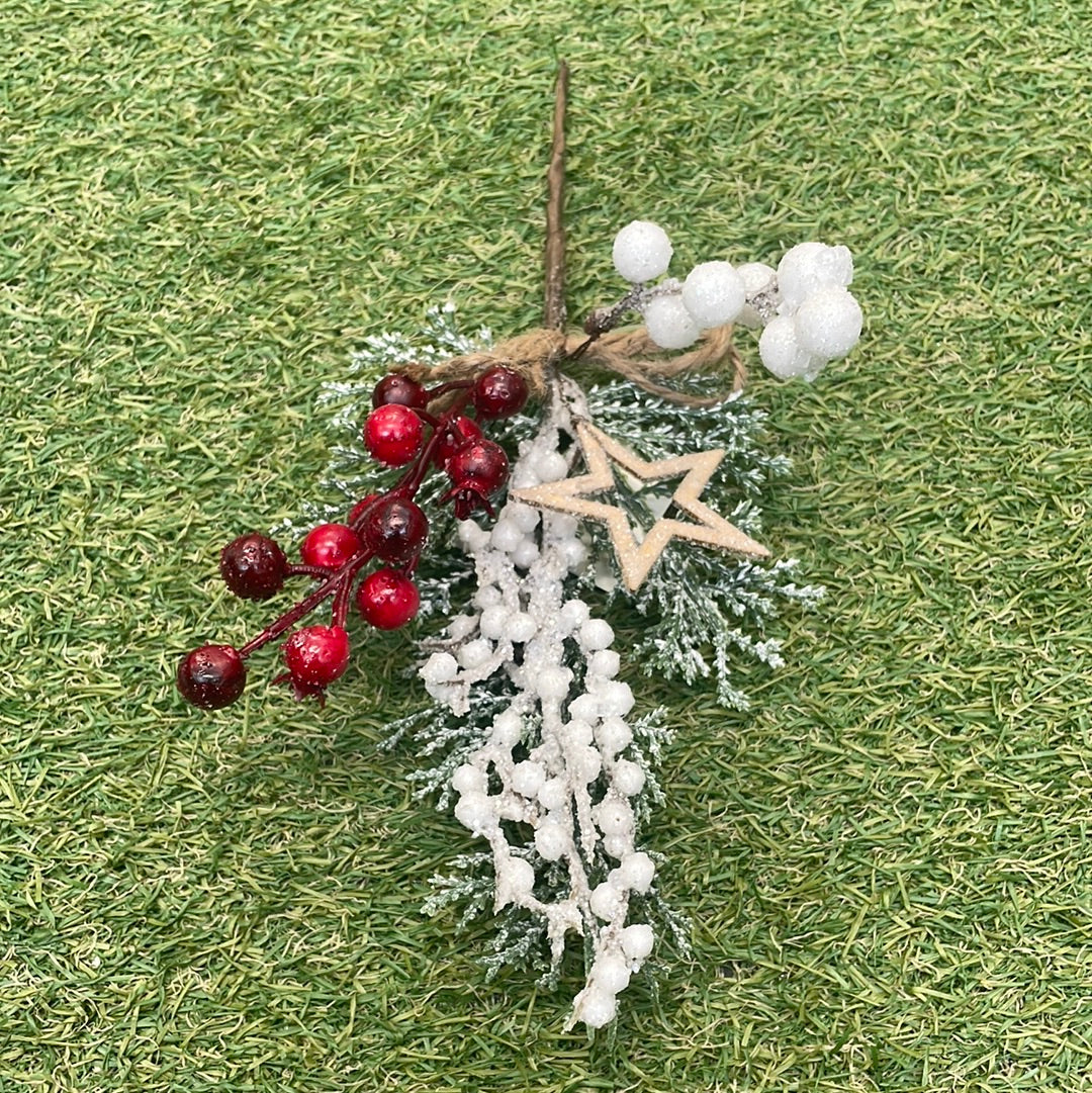 25cm WOODLAND XMAS PICK