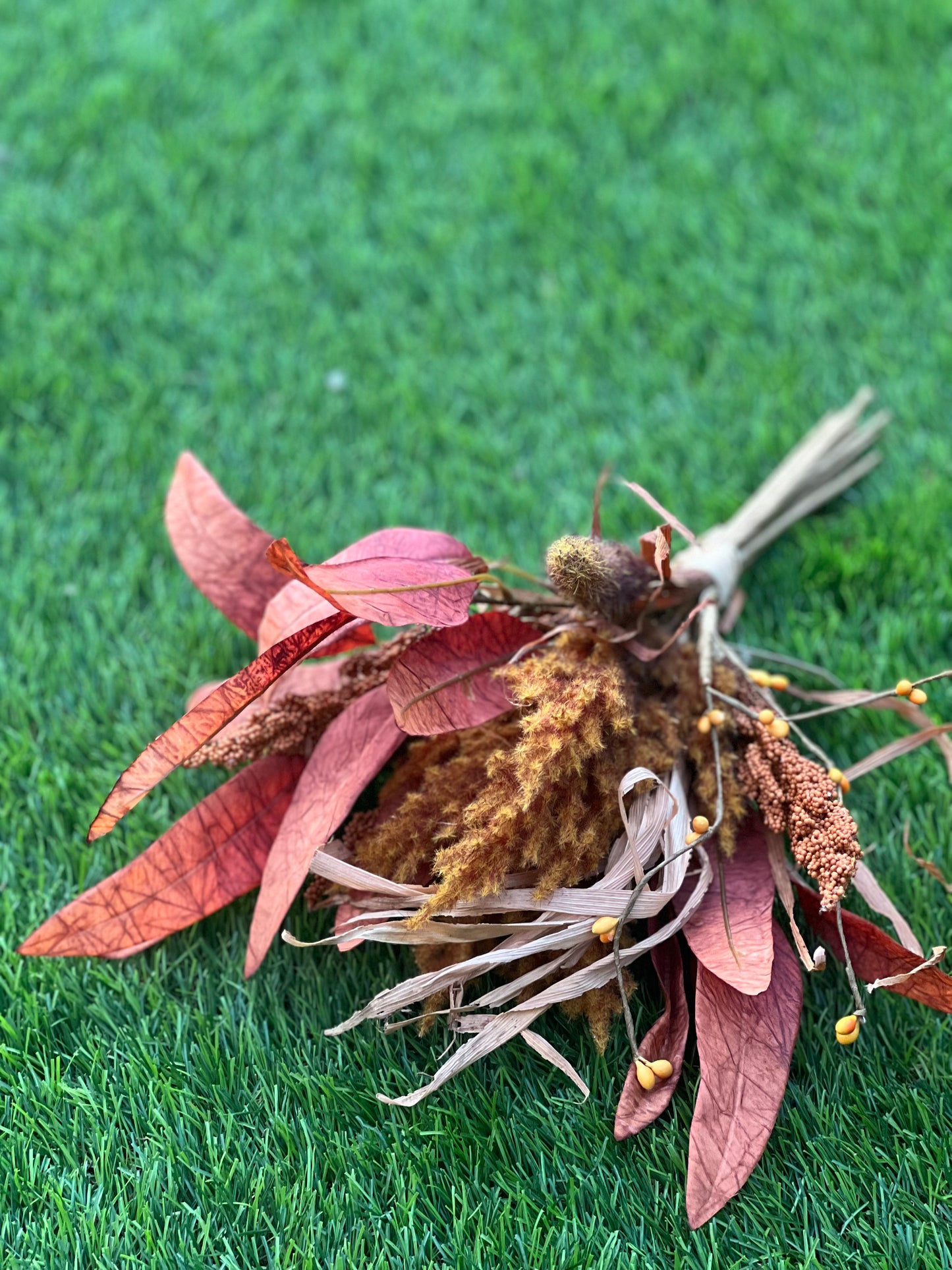 DRIED MIXED BUNCH BURNT ORANGE