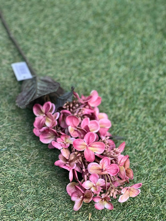 72Cm PANICLE HYDRANGEA VINTAGE PINK