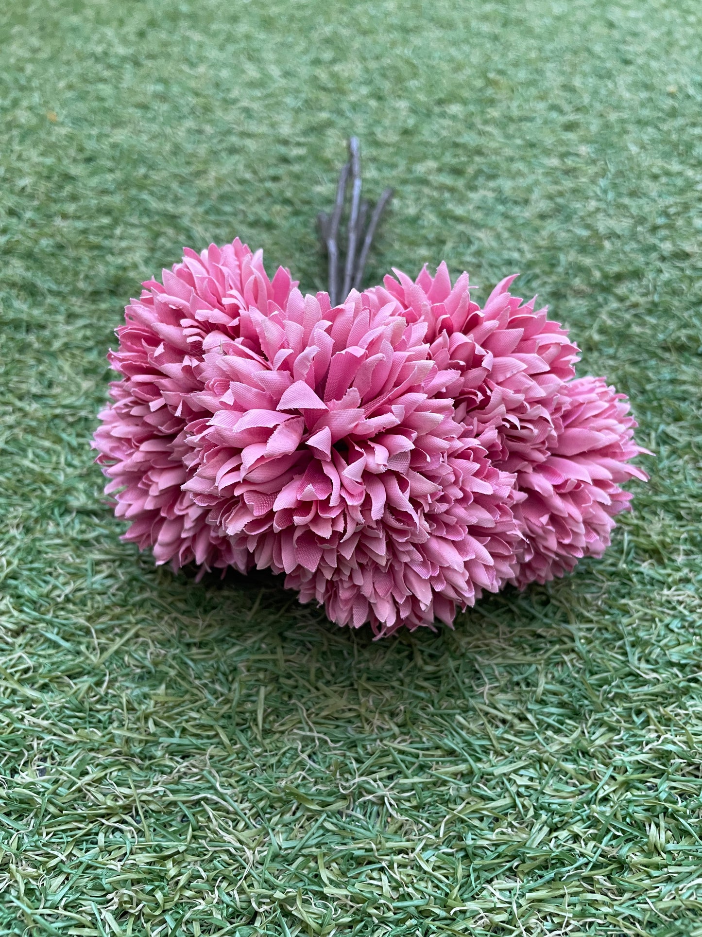 PINK POM POM BUNCH 6 HEAD