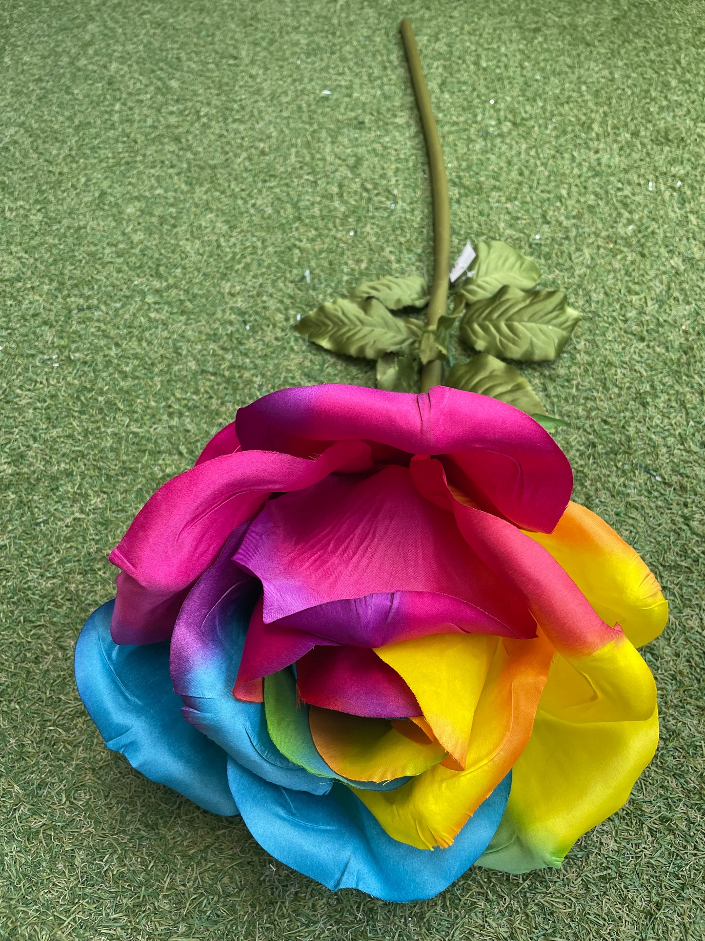 108CM GIANT RAINBOW ROSE