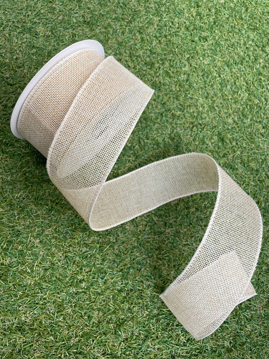 JUTE RIBBON 10METER SAND