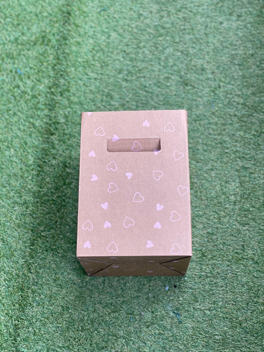 PINK HEART FLOWER BOX