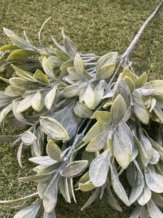 LONG STEM FLOCKED LEAF BUNCH