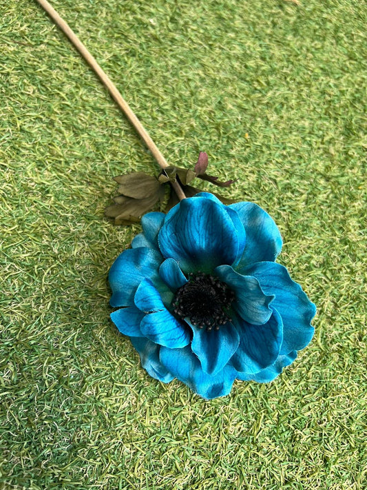 35CM ANEMONE TEAL