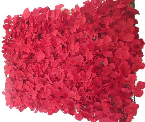 60x40cm RED HYDRANGEA FLOWER PANEL