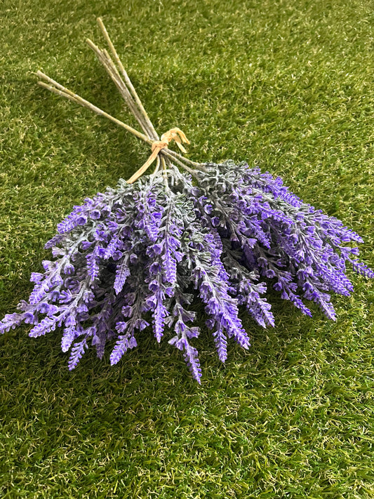 FLOCKED LAVENDER BUNCH PURPLE