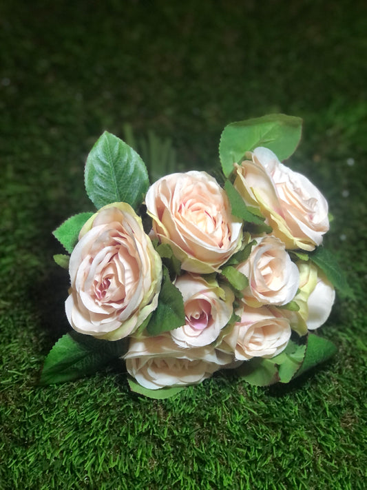 28cm ROSE BUNCH LIGHT PEACH