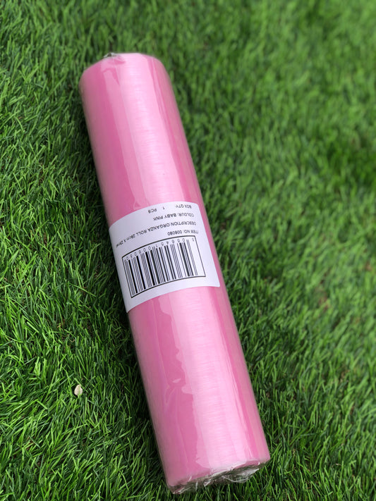 PREMIUM ORGANZA SNOW SHEER ROLL 29cmx25m BABY PINK