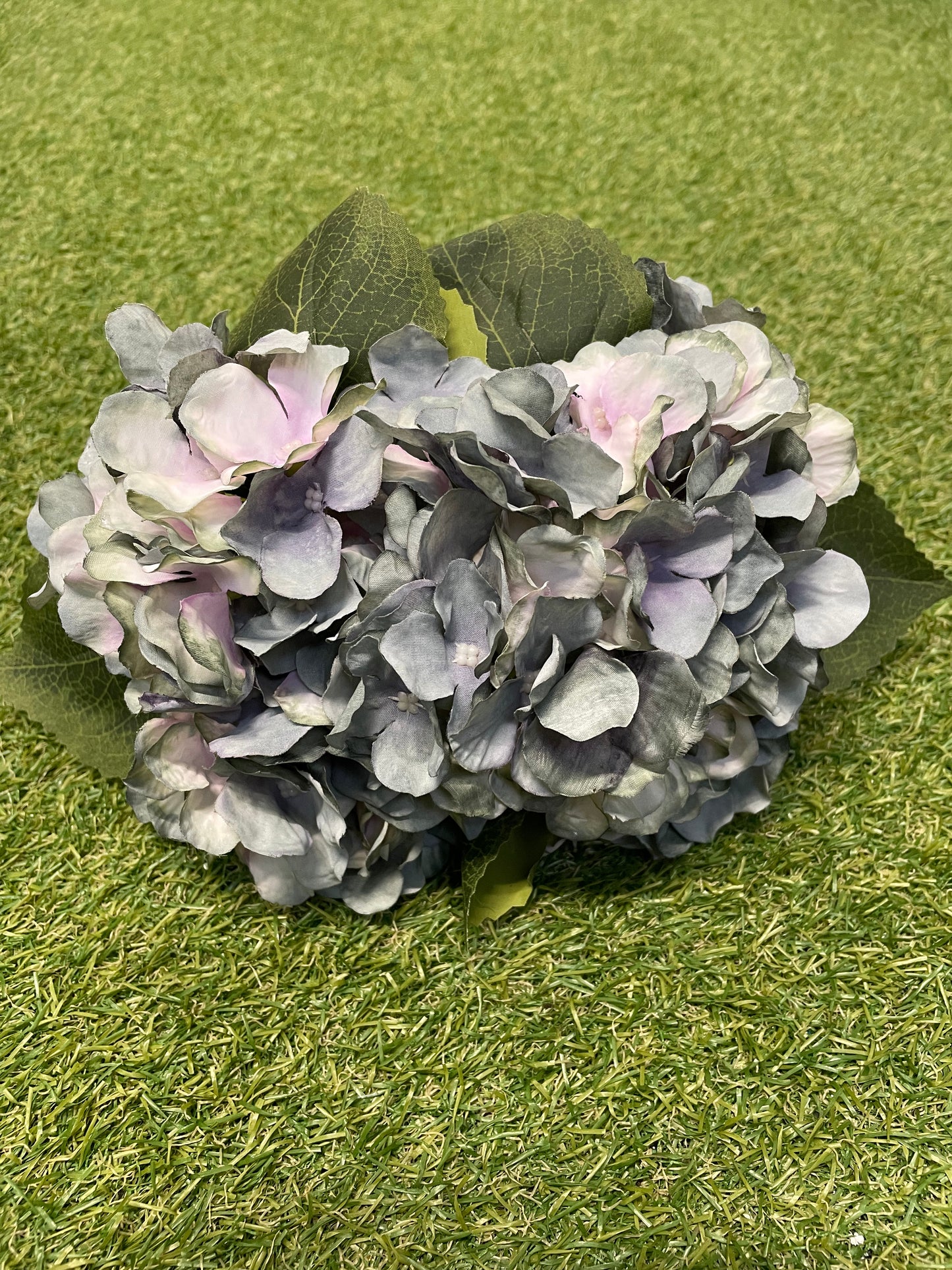 45cm HYDRANGEA BUNCH TEAL (5 heads)