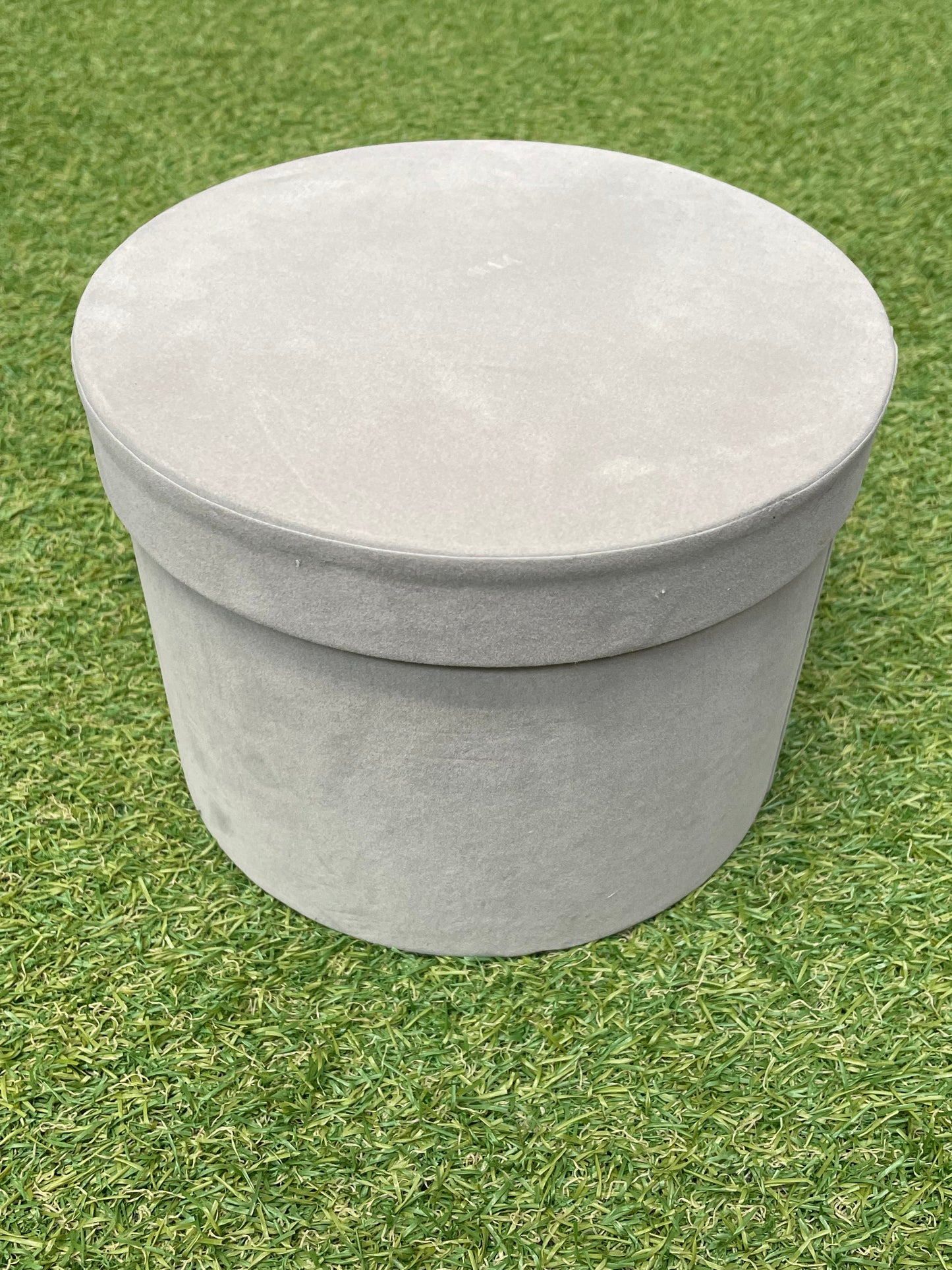 VELVET GREY HAT BOX SET OF 3