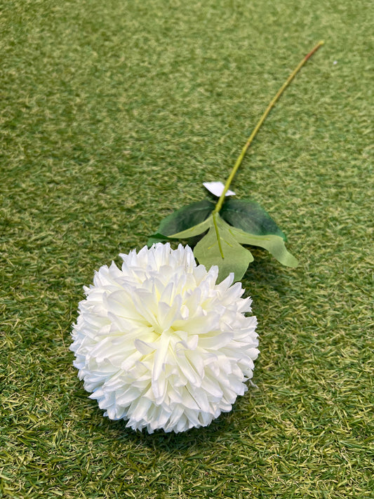 GIANT SINGLE POM POM IVORY