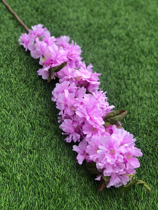 LONG STEM BLOSSOM BRANCH DARK PINK 100cm