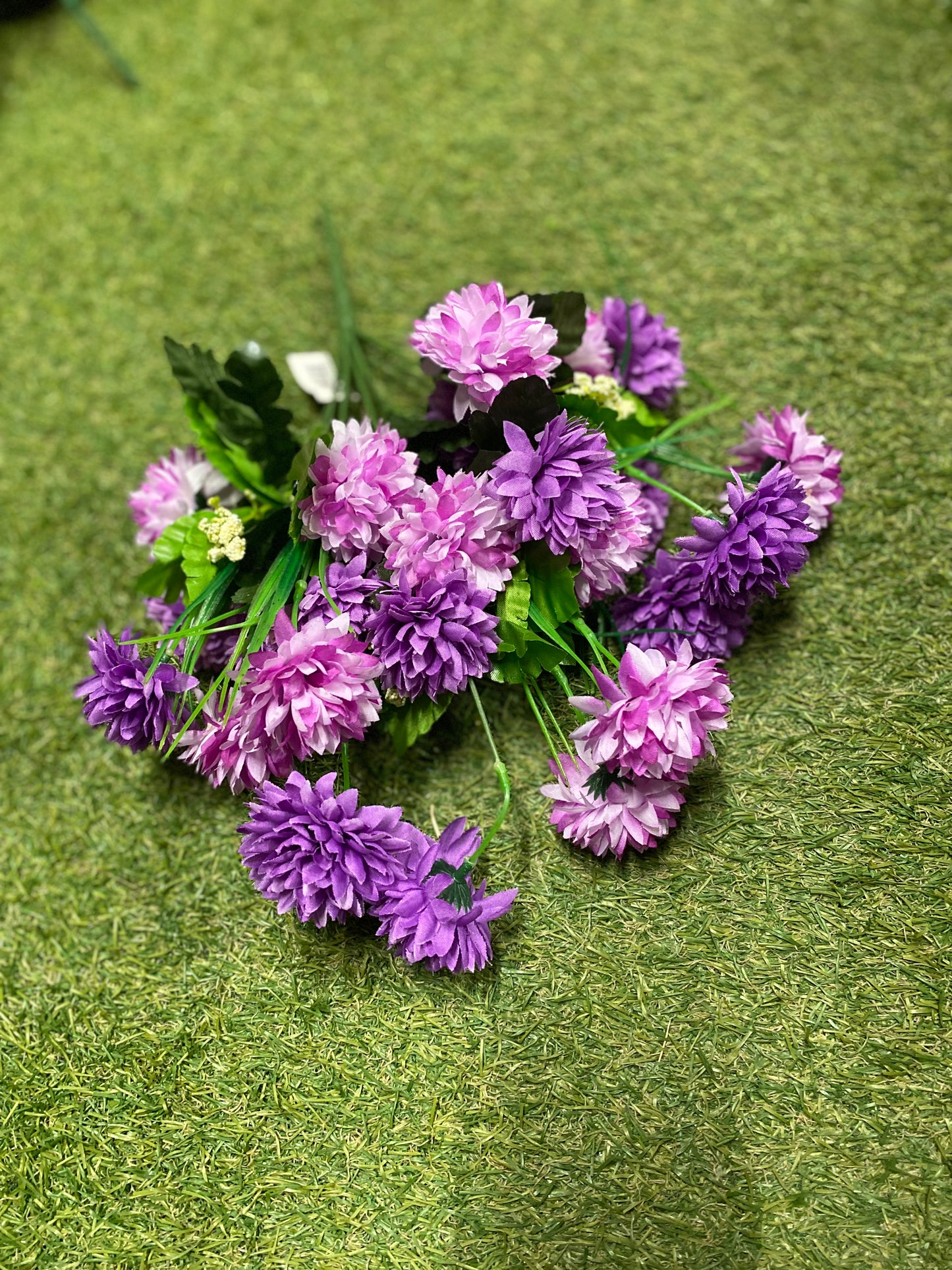 MIXED CHRYSANTHEMUM BUNCH PURPLE