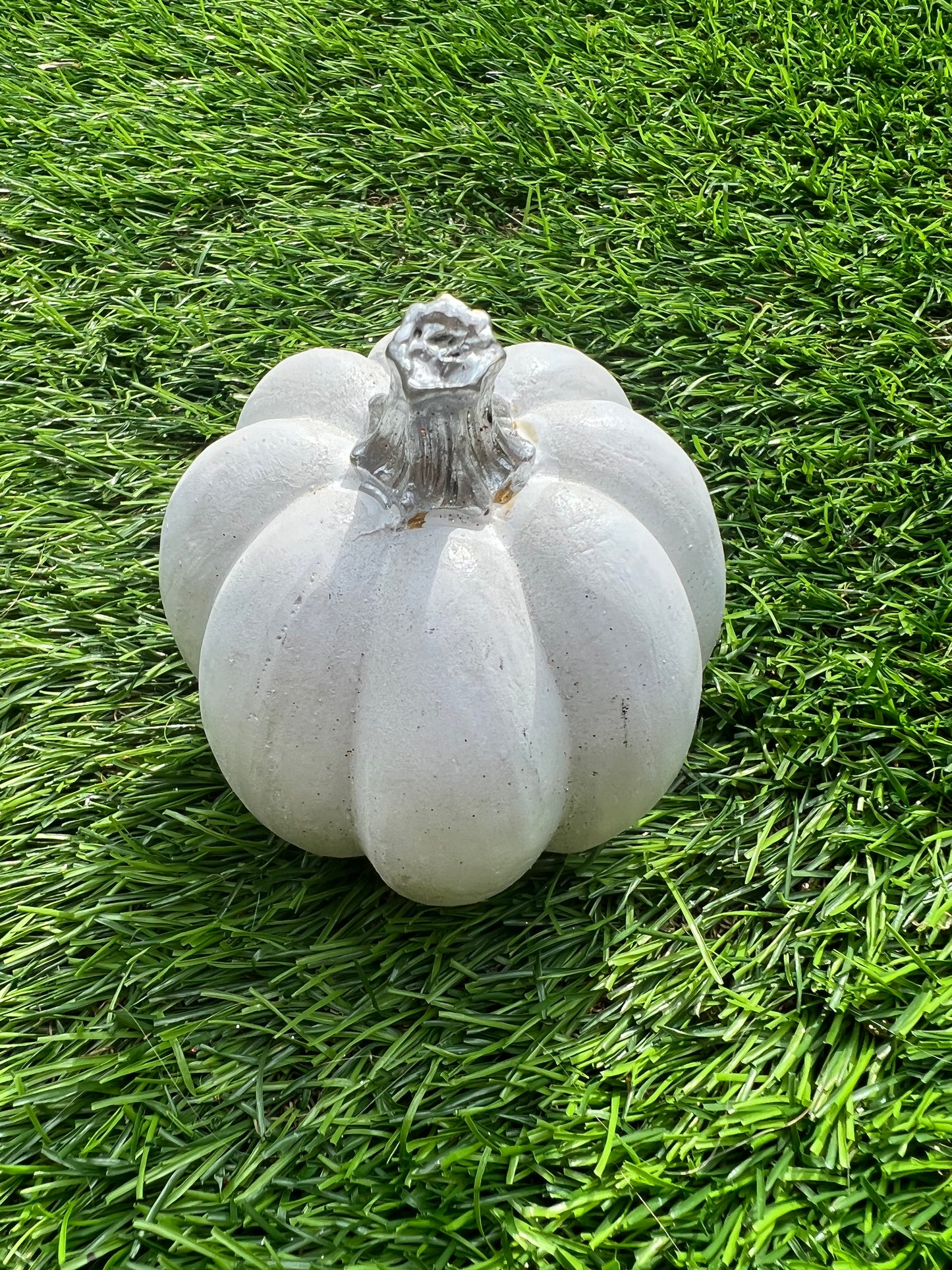 WHITE/SILVER PUMPKIN