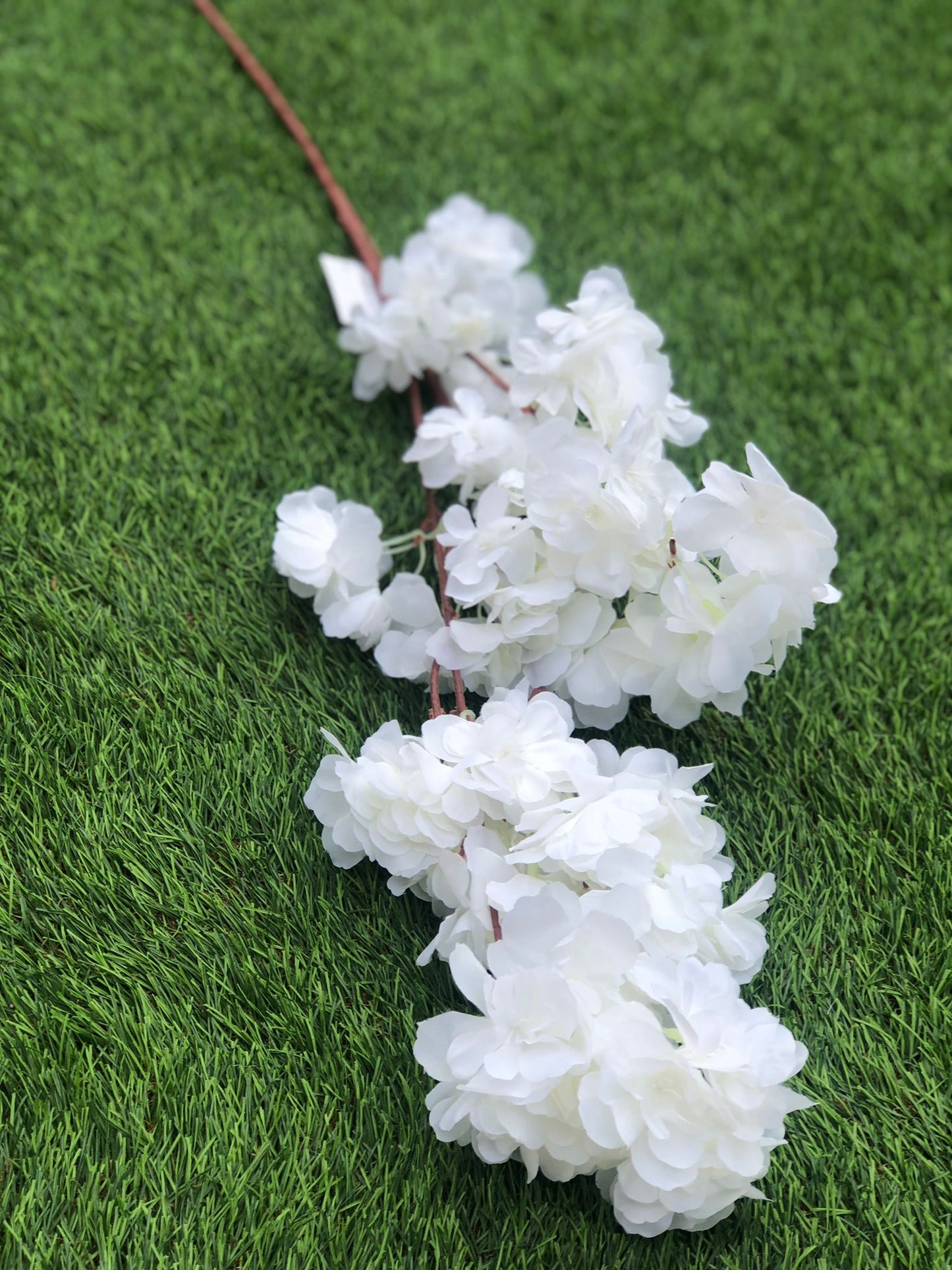 LONG STEM BLOSSOM BRANCH IVORY 100cm