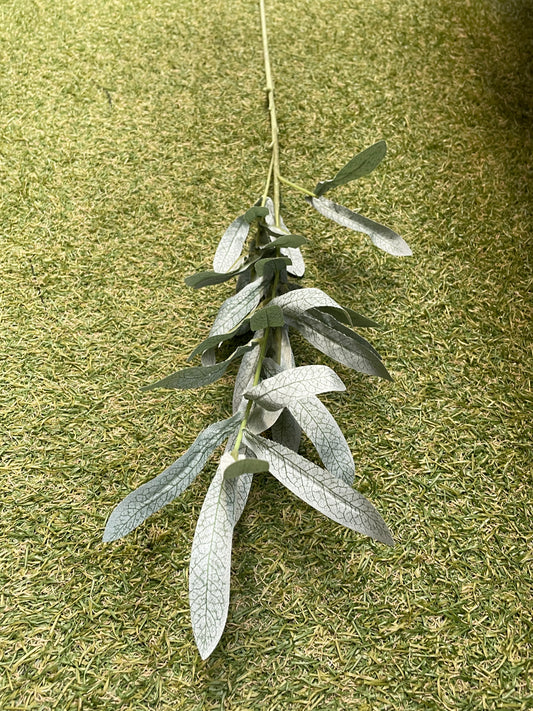 98cm LEAF SPRAY GREY / GREEN