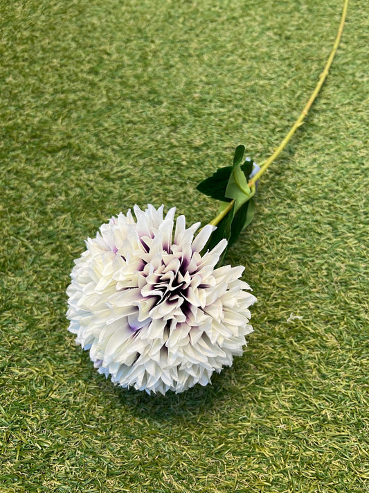 GIANT SINGLE POM POM PURPLE/CREAM