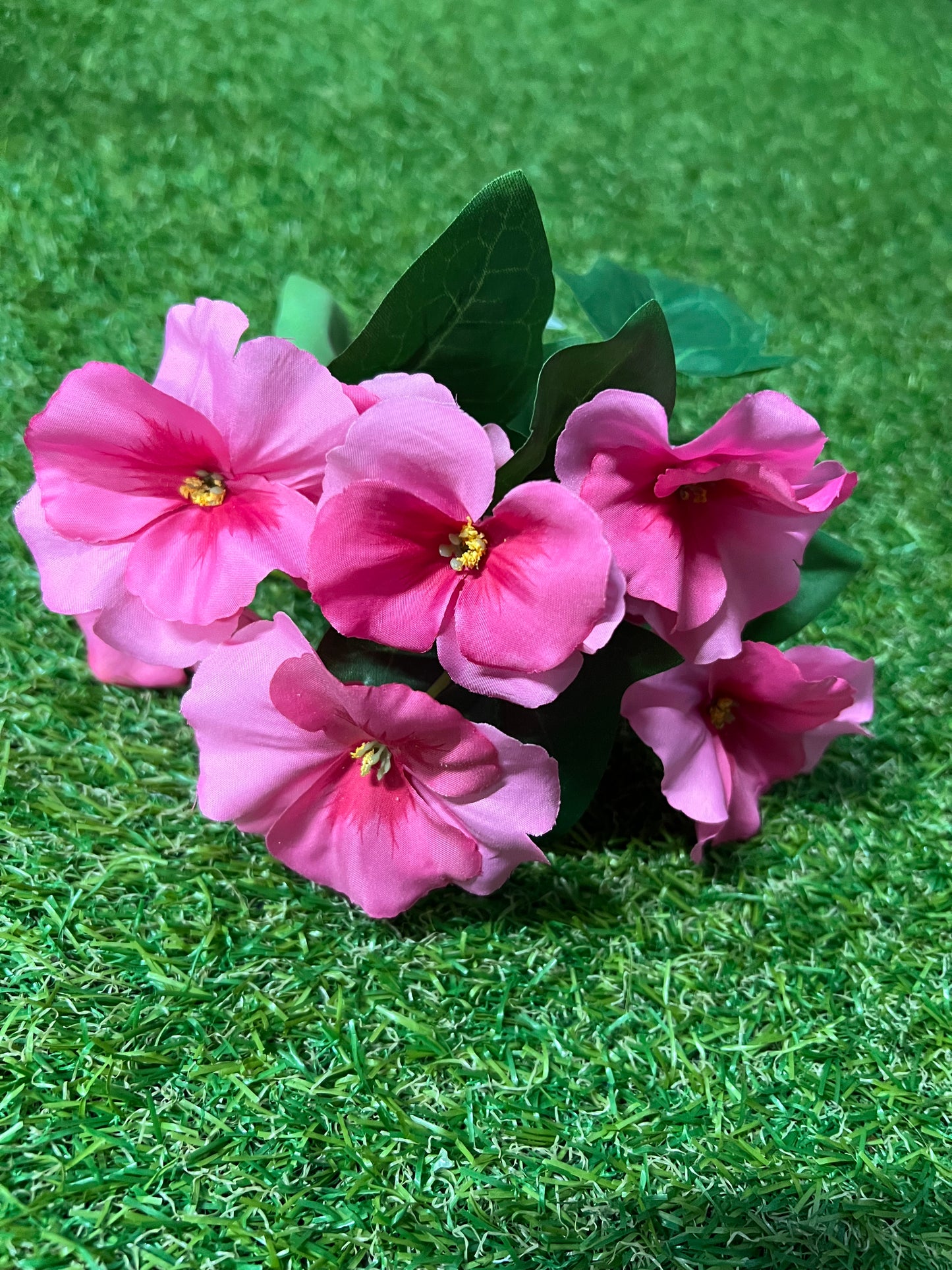 SILK PANSY BUNCH PINK